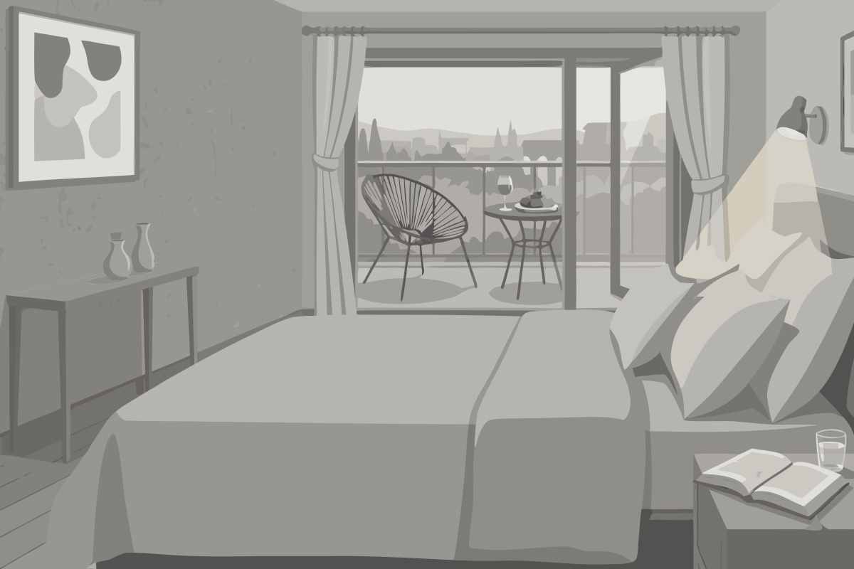 Superior Zimmer mit Kanalblick